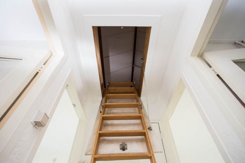 Attic Ladder with Safety Features