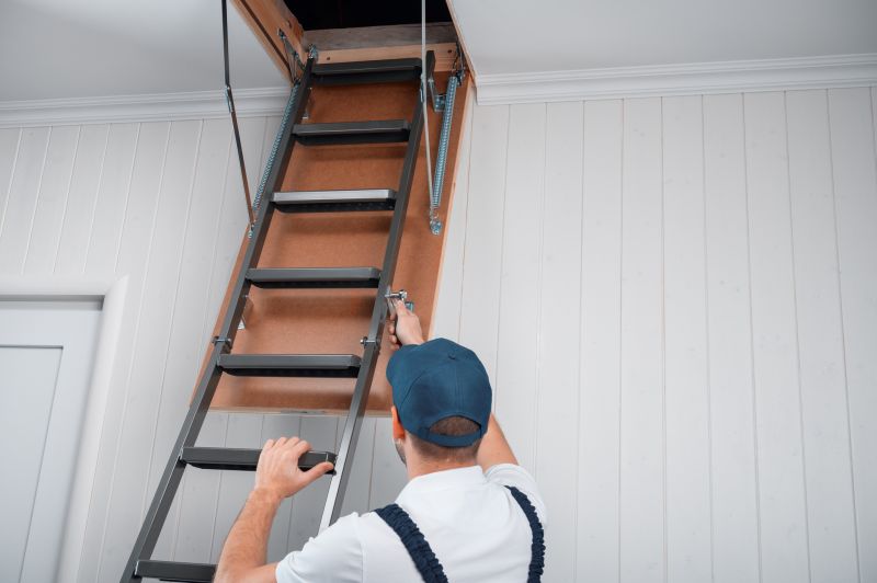 Attic Ladder in Use